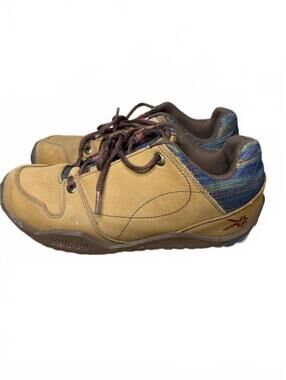 Kuru Kruzr II Hiking Shoes Size 9.5 Tan Leather Outdoor Comfort Trail Sneakers